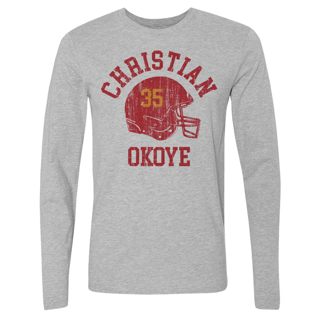 Christian Okoye Men&#39;s Long Sleeve T-Shirt | 500 LEVEL