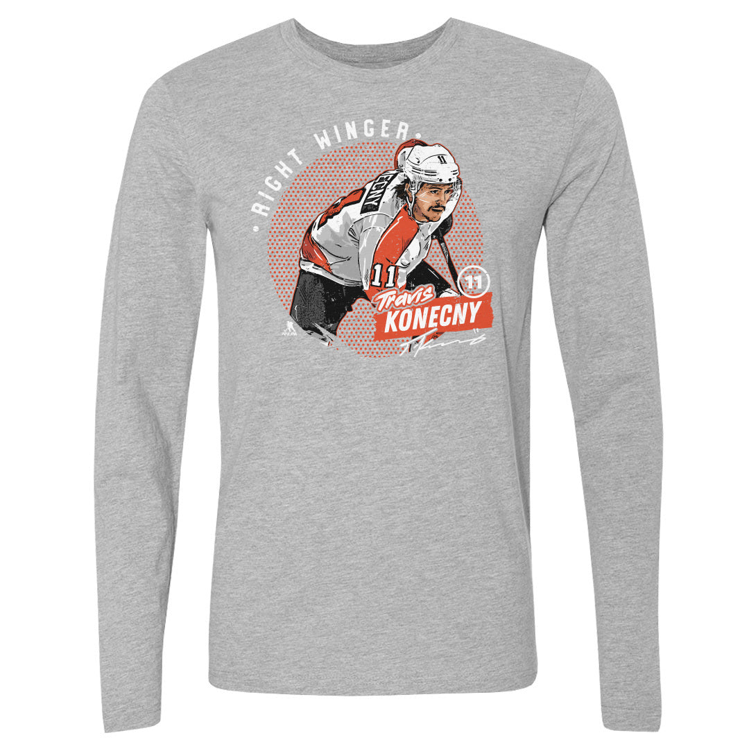 Travis Konecny Men's Long Sleeve T-Shirt | 500 LEVEL