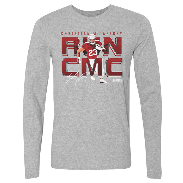 Christian McCaffrey Men's Long Sleeve T-Shirt | 500 LEVEL