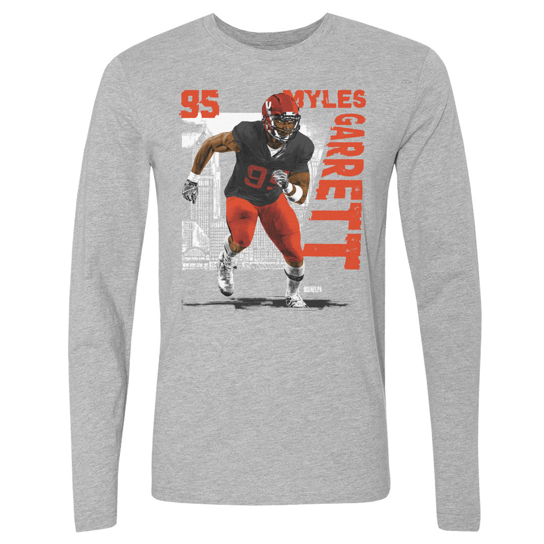 Myles Garrett Men's Long Sleeve T-Shirt | 500 LEVEL