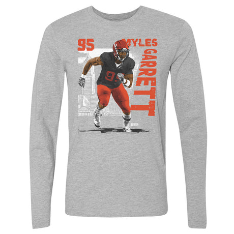 Myles Garrett Men's Long Sleeve T-Shirt | 500 LEVEL