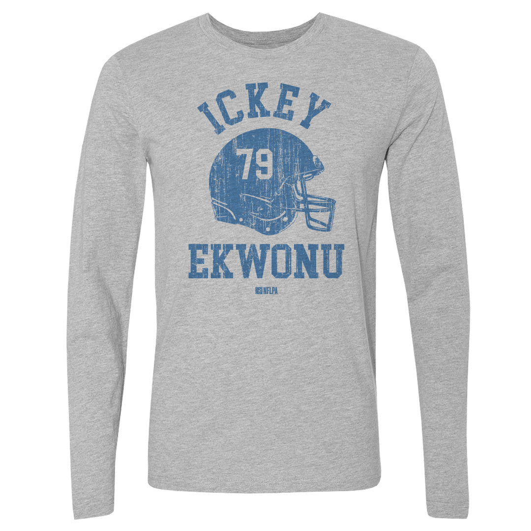 Ickey Ekwonu Men&#39;s Long Sleeve T-Shirt | 500 LEVEL