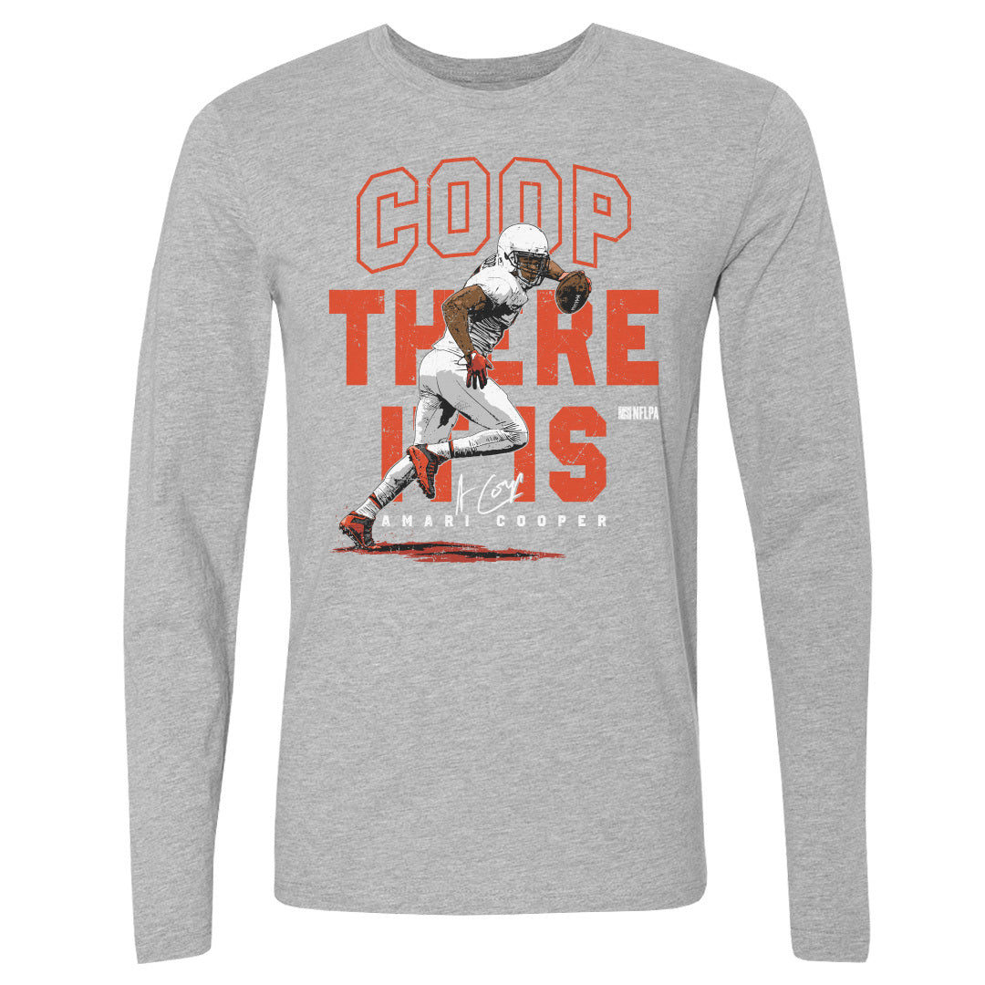 Amari Cooper Men&#39;s Long Sleeve T-Shirt | 500 LEVEL