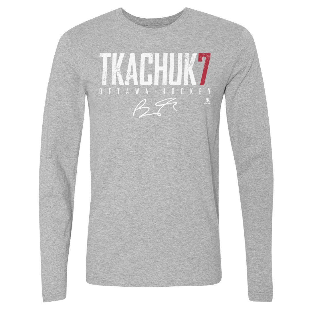 Brady Tkachuk Men's Long Sleeve T-Shirt | 500 LEVEL