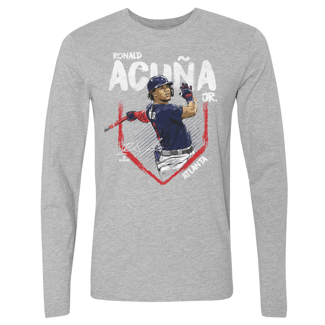 Ronald Acuna Jr. Men's Long Sleeve T-Shirt | 500 LEVEL