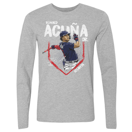 Ronald Acuna Jr. Men's Long Sleeve T-Shirt | 500 LEVEL