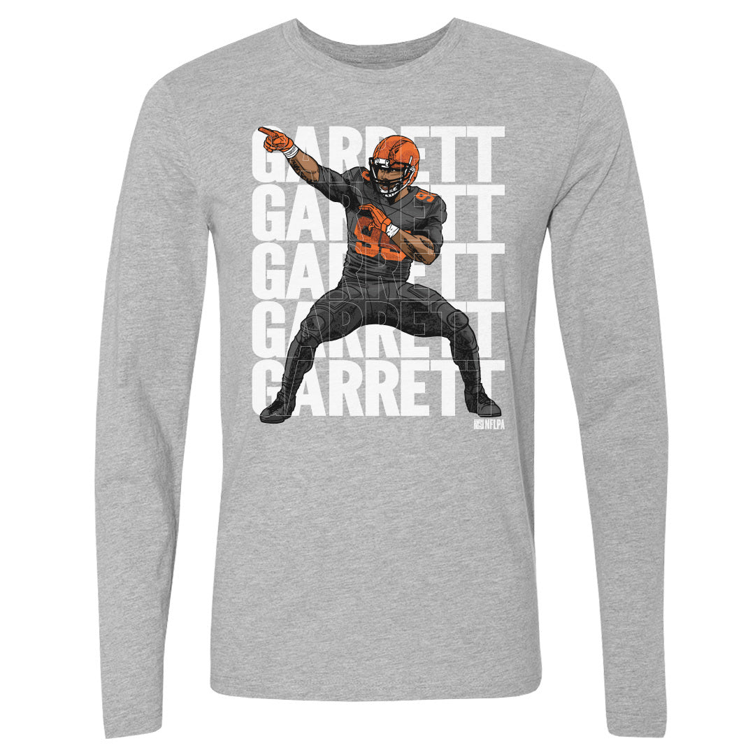 Myles Garrett Men's Long Sleeve T-Shirt | 500 LEVEL