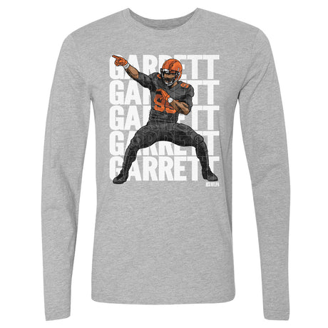 Myles Garrett Men's Long Sleeve T-Shirt | 500 LEVEL