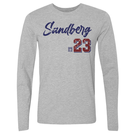 Ryne Sandberg Men's Long Sleeve T-Shirt | 500 LEVEL