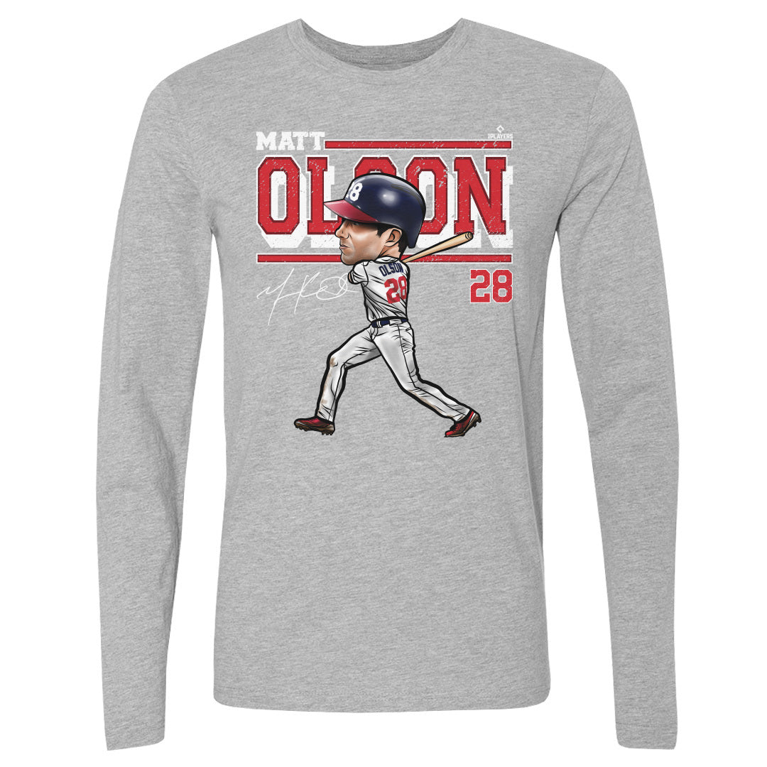 Matt Olson Men's Long Sleeve T-Shirt | 500 LEVEL