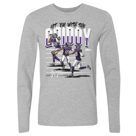 Justin Jefferson Men's Long Sleeve T-Shirt | 500 LEVEL