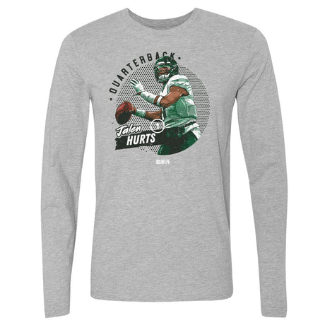 Jalen Hurts Men's Long Sleeve T-Shirt | 500 LEVEL
