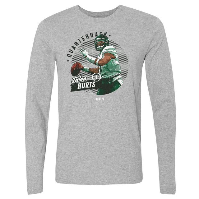 Jalen Hurts Men's Long Sleeve T-Shirt | 500 LEVEL
