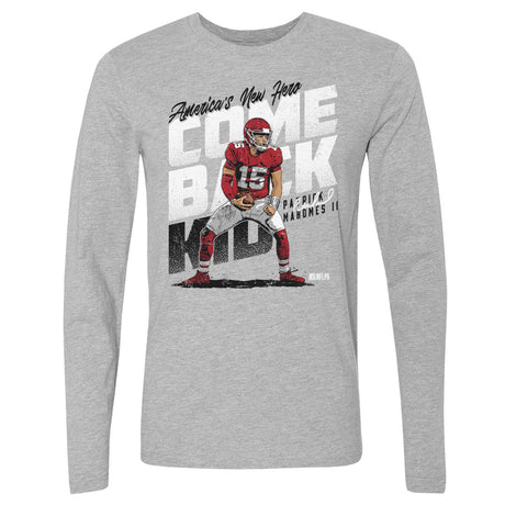 Patrick Mahomes Men's Long Sleeve T-Shirt | 500 LEVEL