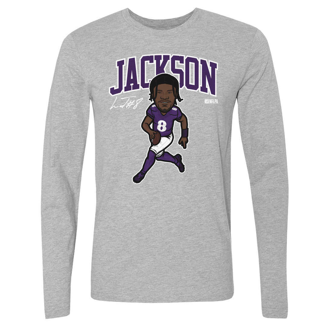 Lamar Jackson Men&#39;s Long Sleeve T-Shirt | 500 LEVEL