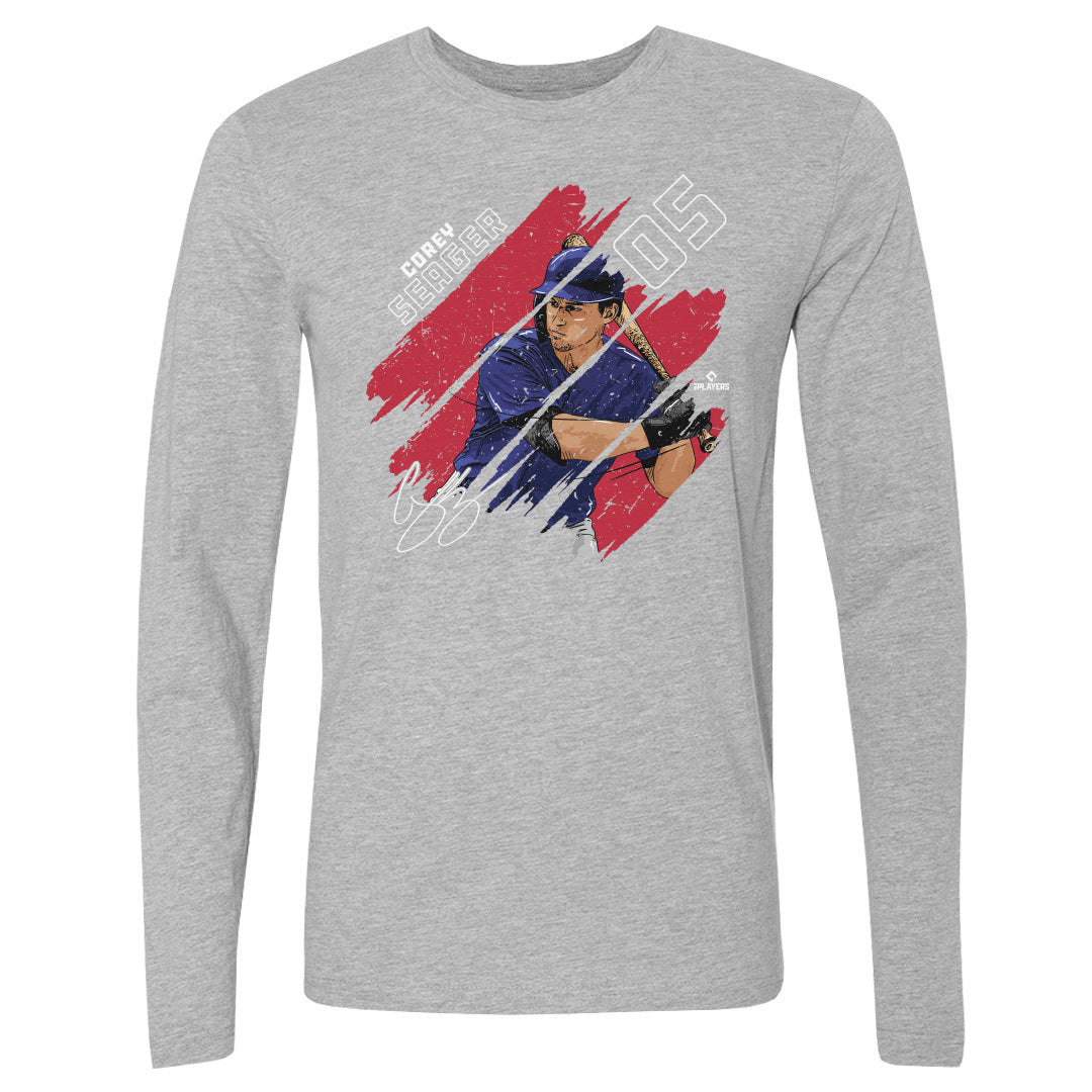 Corey Seager Men's Long Sleeve T-Shirt | 500 LEVEL