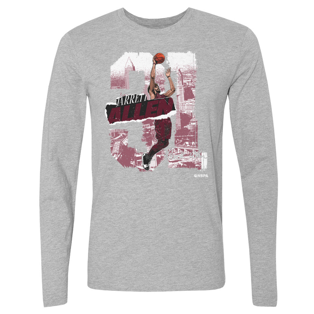 Jarrett Allen Men's Long Sleeve T-Shirt | 500 LEVEL