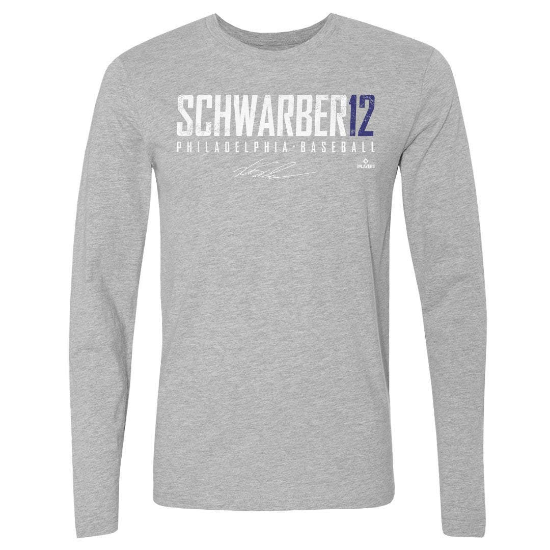 Kyle Schwarber Men's Long Sleeve T-Shirt | 500 LEVEL