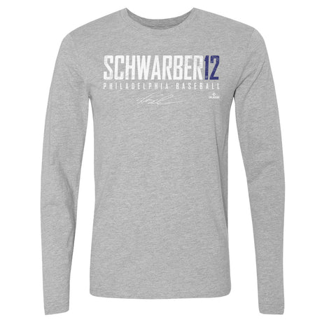 Kyle Schwarber Men's Long Sleeve T-Shirt | 500 LEVEL