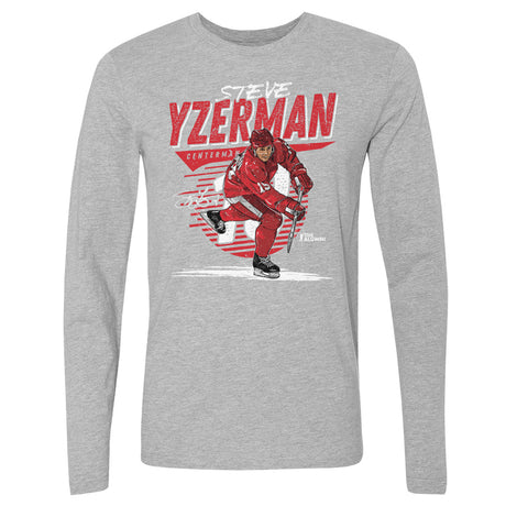 Steve Yzerman Men's Long Sleeve T-Shirt | 500 LEVEL