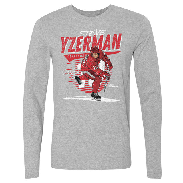 Steve Yzerman Men's Long Sleeve T-Shirt | 500 LEVEL
