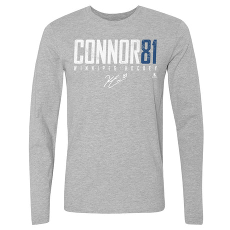 Kyle Connor Men's Long Sleeve T-Shirt | 500 LEVEL