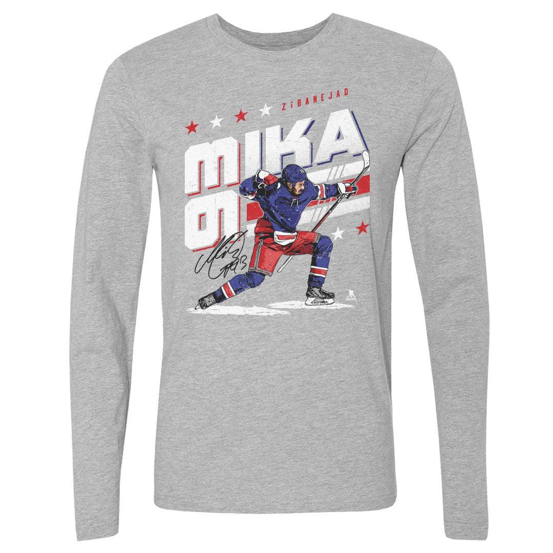 Mika Zibanejad Men's Long Sleeve T-Shirt | 500 LEVEL
