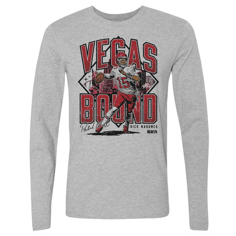 Patrick Mahomes Men's Long Sleeve T-Shirt | 500 LEVEL