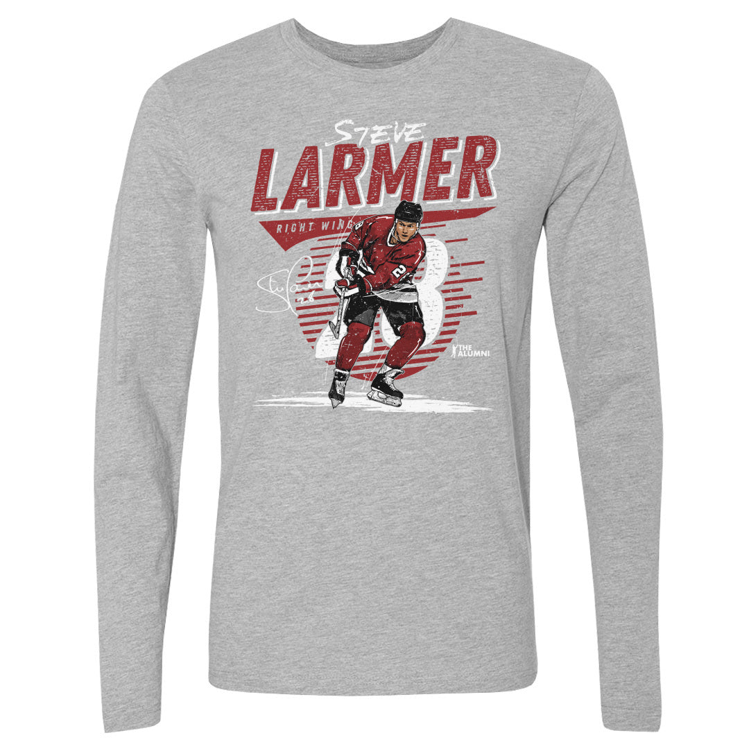 Steve Larmer Men's Long Sleeve T-Shirt | 500 LEVEL