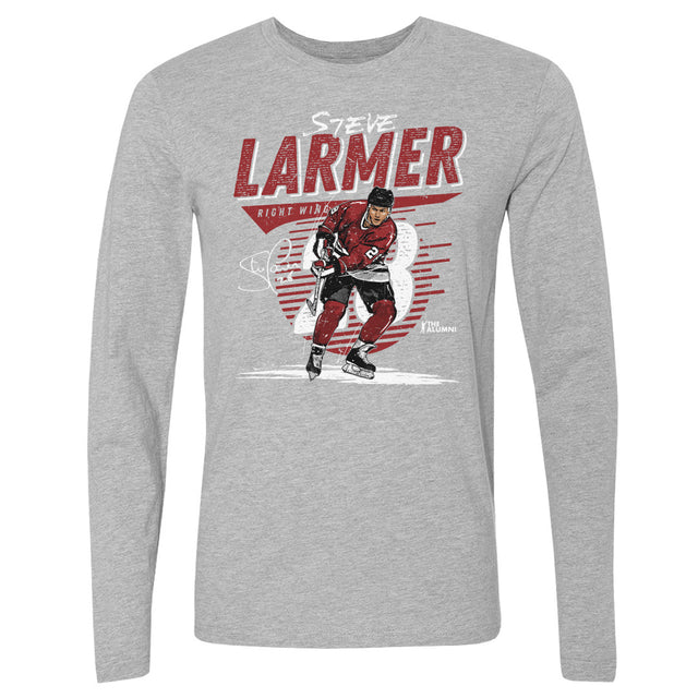 Steve Larmer Men's Long Sleeve T-Shirt | 500 LEVEL