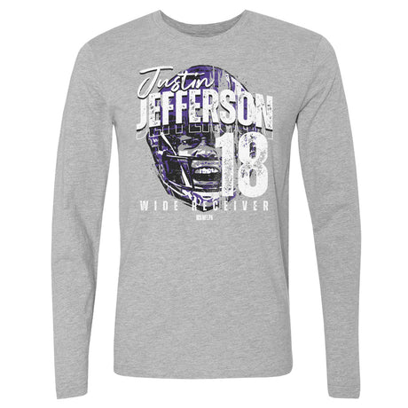 Justin Jefferson Men's Long Sleeve T-Shirt | 500 LEVEL