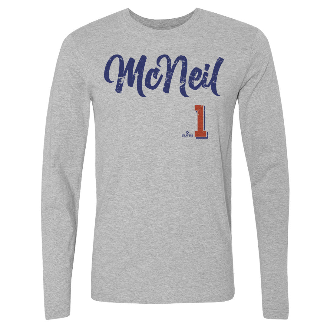 Jeff McNeil Men's Long Sleeve T-Shirt | 500 LEVEL