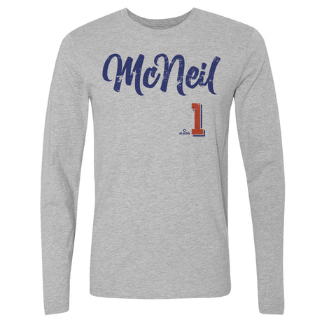 Jeff McNeil Men's Long Sleeve T-Shirt | 500 LEVEL