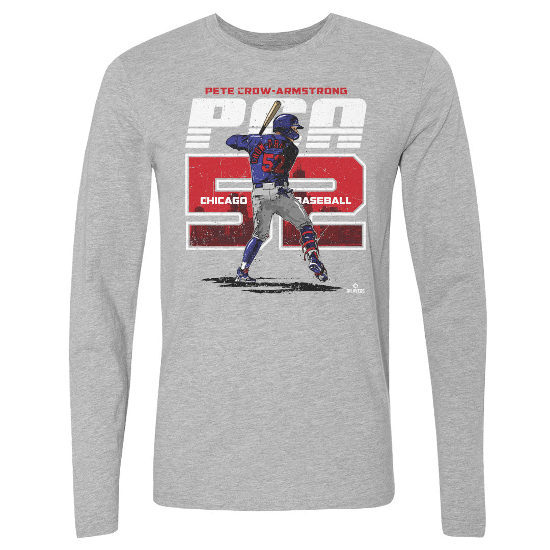 Pete Crow-Armstrong Men&#39;s Long Sleeve T-Shirt | 500 LEVEL