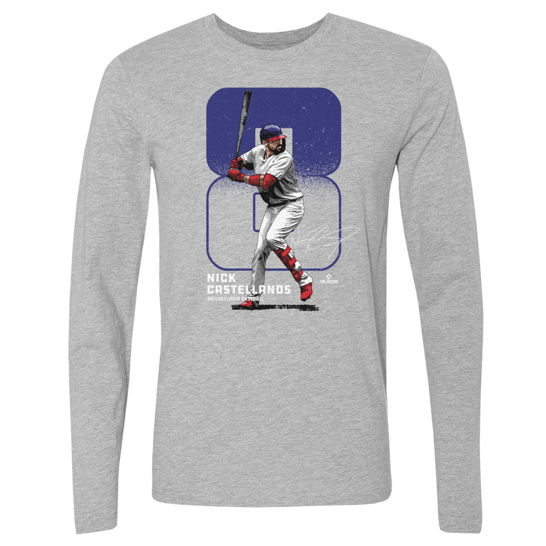 Nick Castellanos Men's Long Sleeve T-Shirt | 500 LEVEL