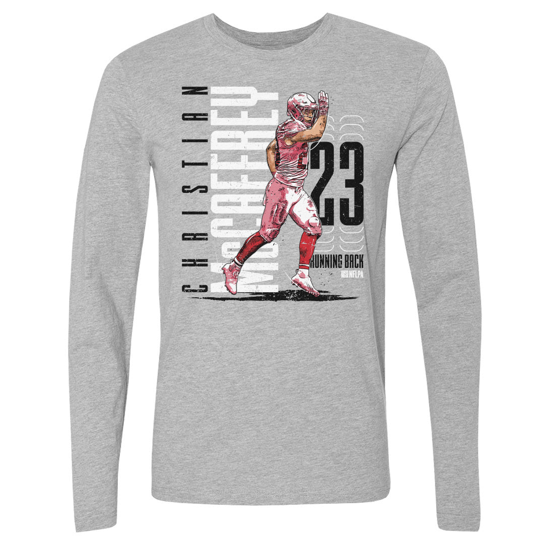 Christian McCaffrey Men's Long Sleeve T-Shirt | 500 LEVEL