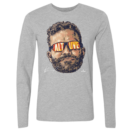 Jose Altuve Men's Long Sleeve T-Shirt | 500 LEVEL