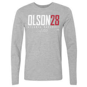 Matt Olson Men's Long Sleeve T-Shirt | 500 LEVEL