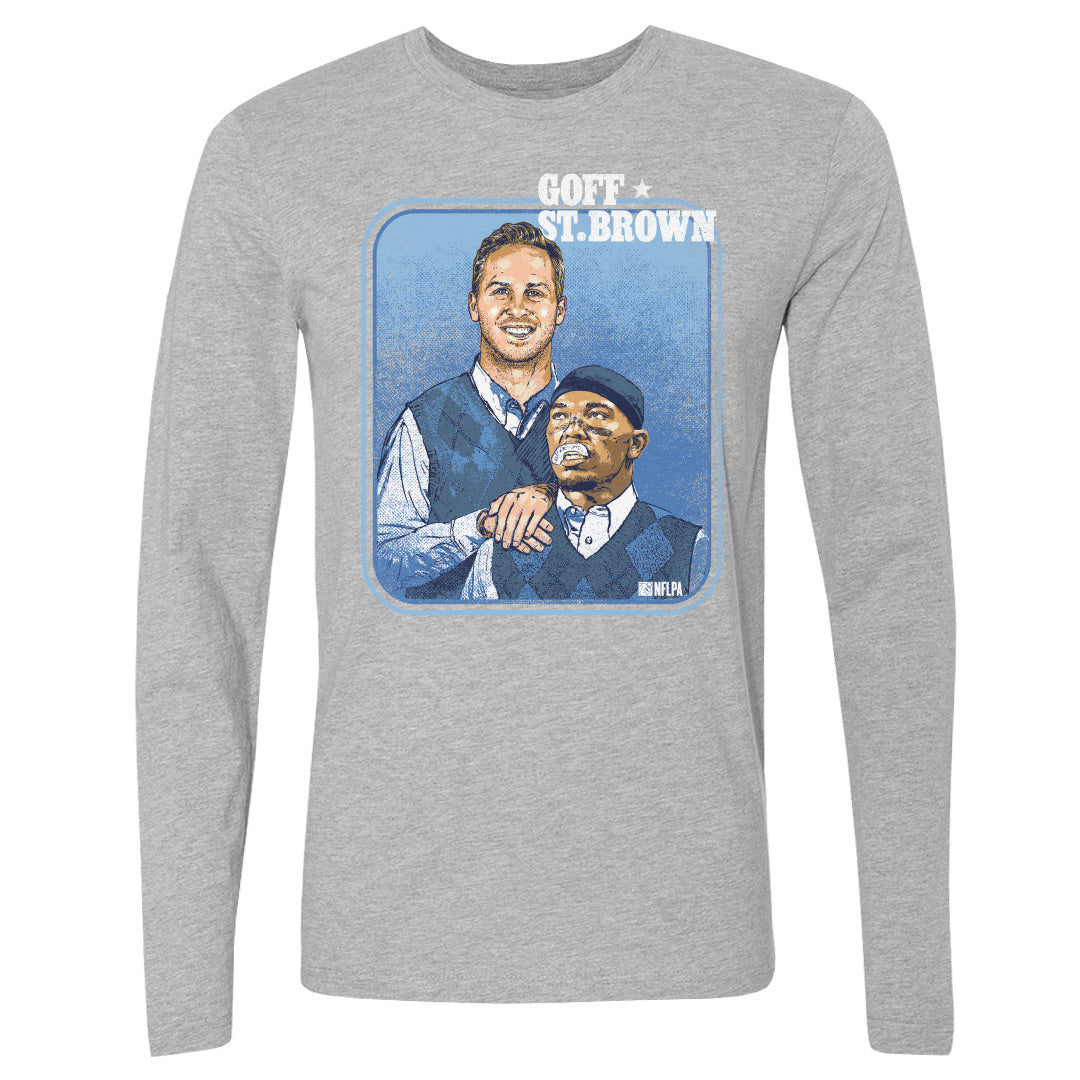 Jared Goff Men's Long Sleeve T-Shirt | 500 LEVEL