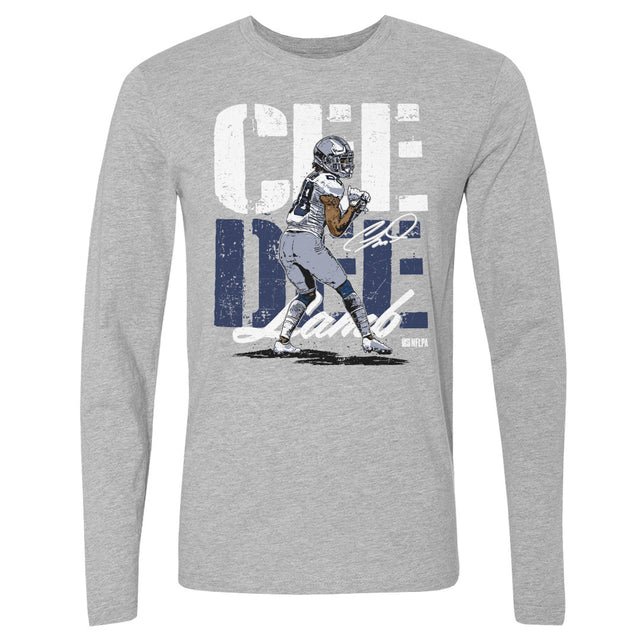 CeeDee Lamb Men's Long Sleeve T-Shirt | 500 LEVEL
