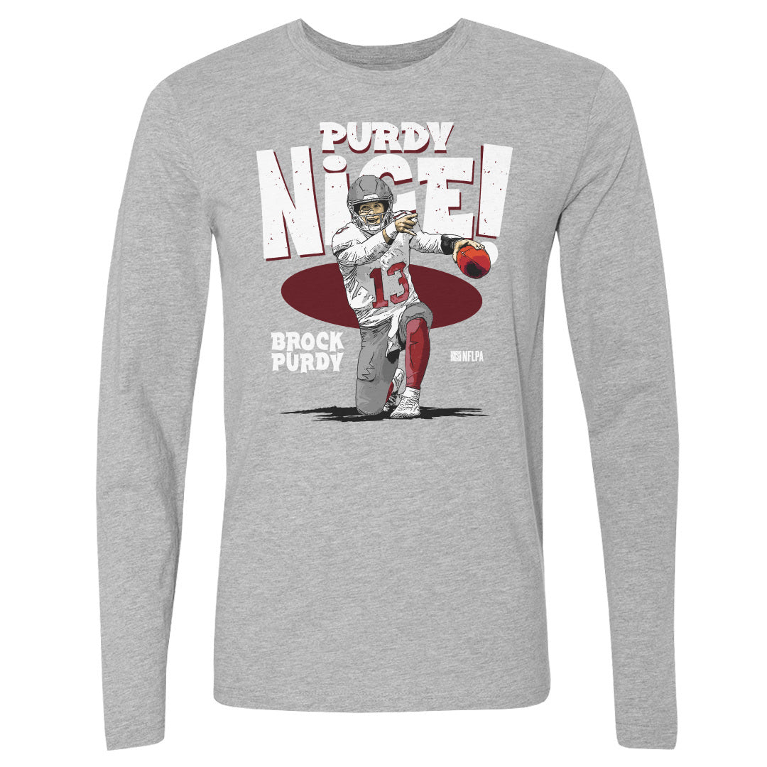 Brock Purdy Men's Long Sleeve T-Shirt | 500 LEVEL