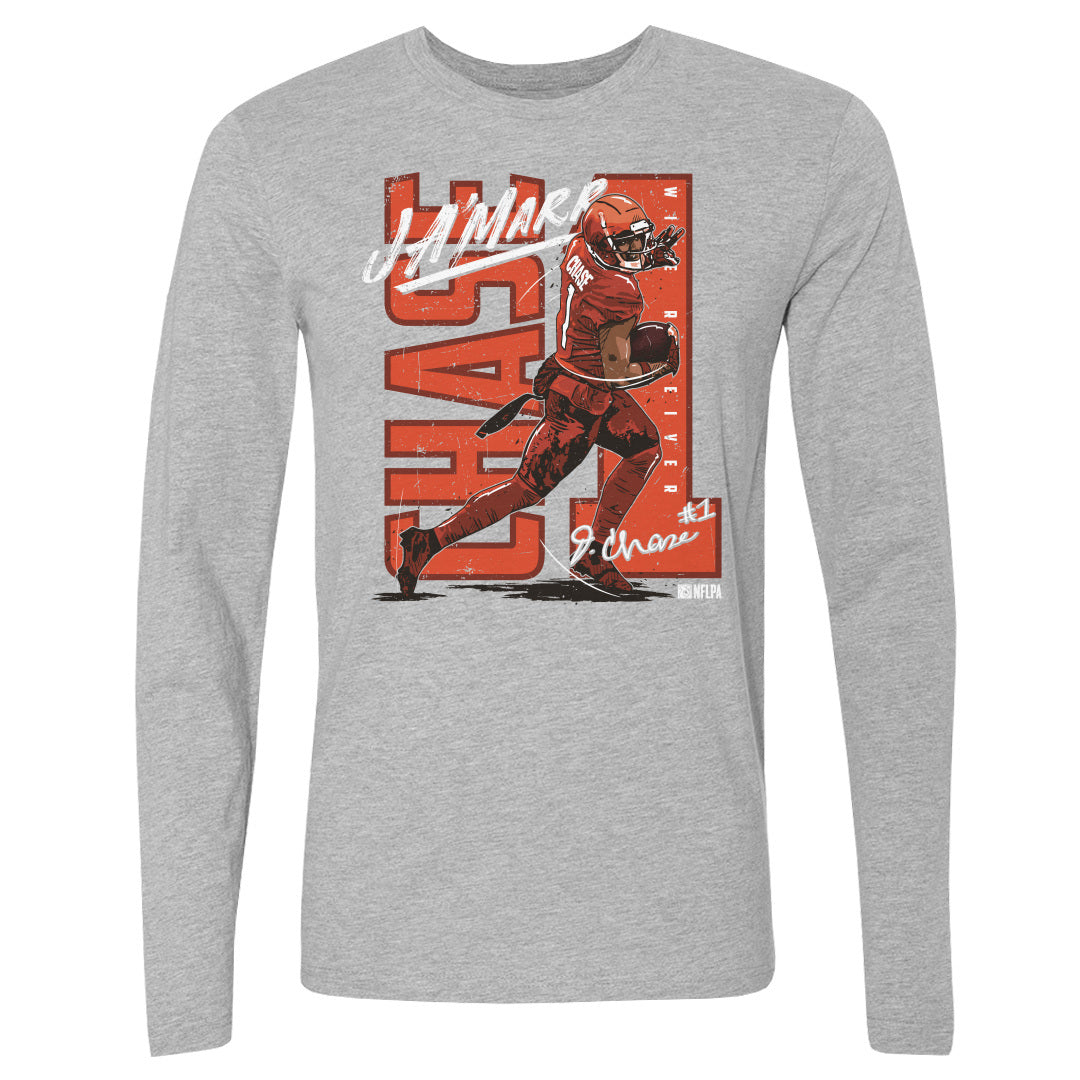 Ja'Marr Chase Men's Long Sleeve T-Shirt | 500 LEVEL