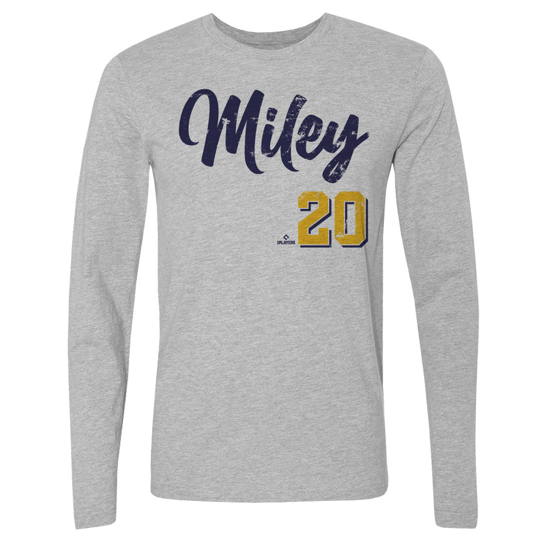 Wade Miley Men&#39;s Long Sleeve T-Shirt | 500 LEVEL