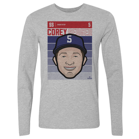 Corey Seager Men's Long Sleeve T-Shirt | 500 LEVEL