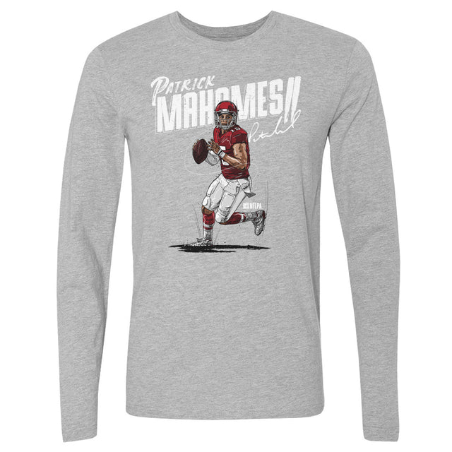 Patrick Mahomes Men's Long Sleeve T-Shirt | 500 LEVEL