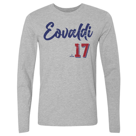 Nathan Eovaldi Men's Long Sleeve T-Shirt | 500 LEVEL