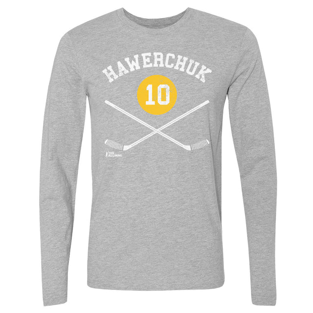 Dale Hawerchuk Men's Long Sleeve T-Shirt | 500 LEVEL