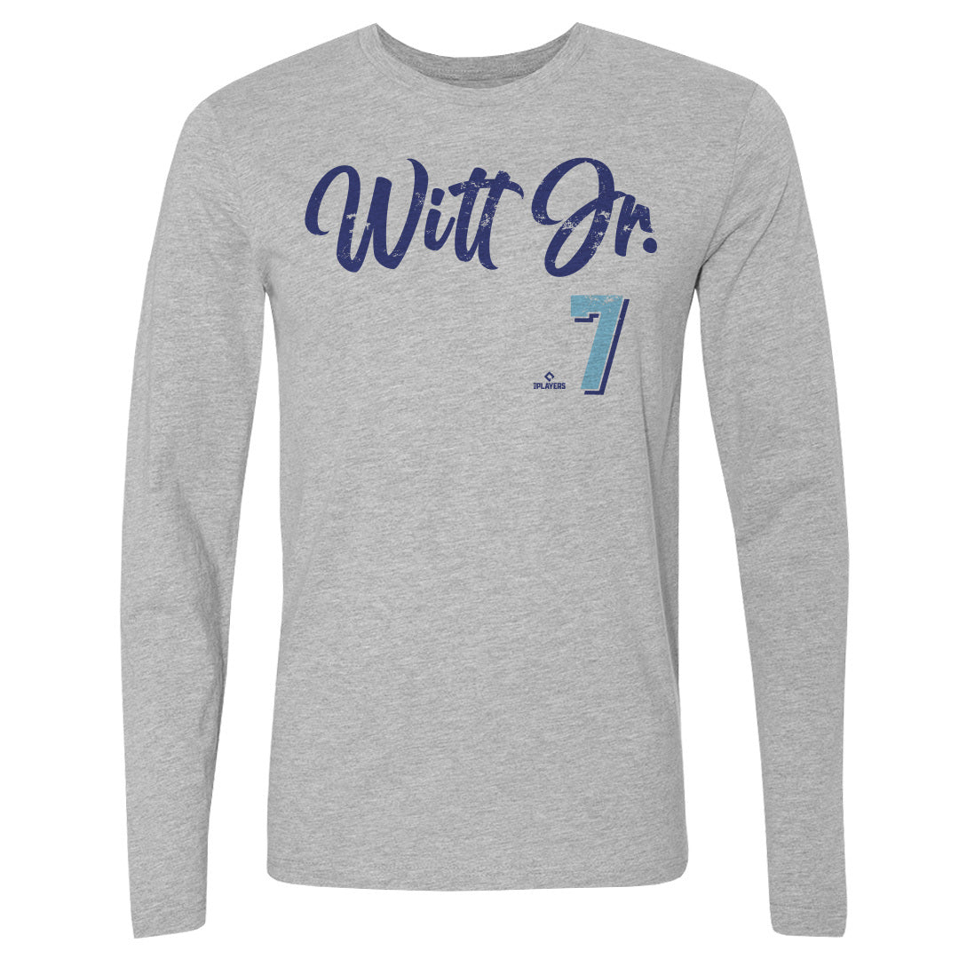 Bobby Witt Jr. Men's Long Sleeve T-Shirt | 500 LEVEL