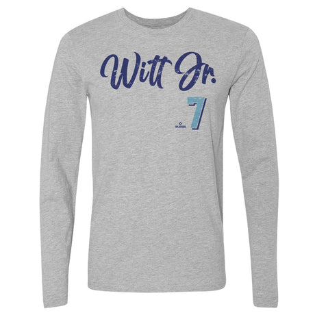 Bobby Witt Jr. Men's Long Sleeve T-Shirt | 500 LEVEL
