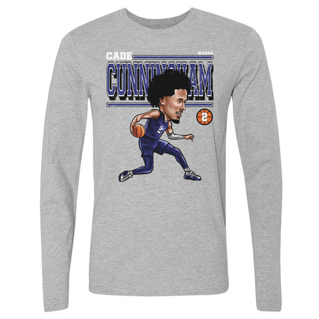 Cade Cunningham Men's Long Sleeve T-Shirt | 500 LEVEL